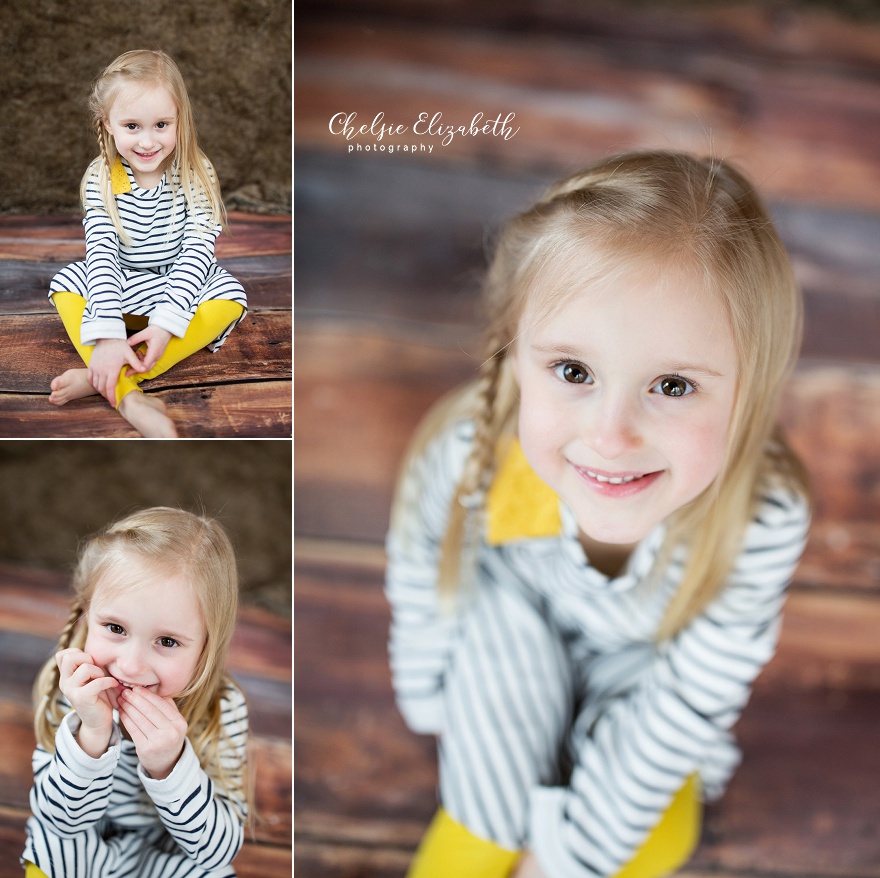 little girl portrait with natural light