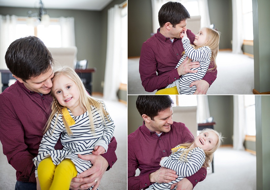 dad and daughter casual photo