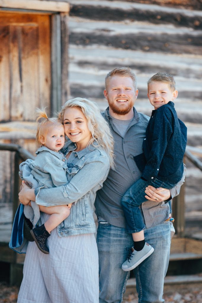 family photograph in crosslake,mn