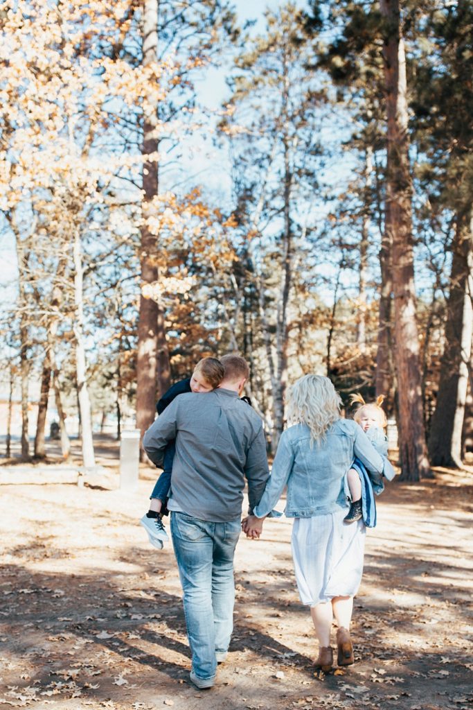 family photography session in crosslake, mn