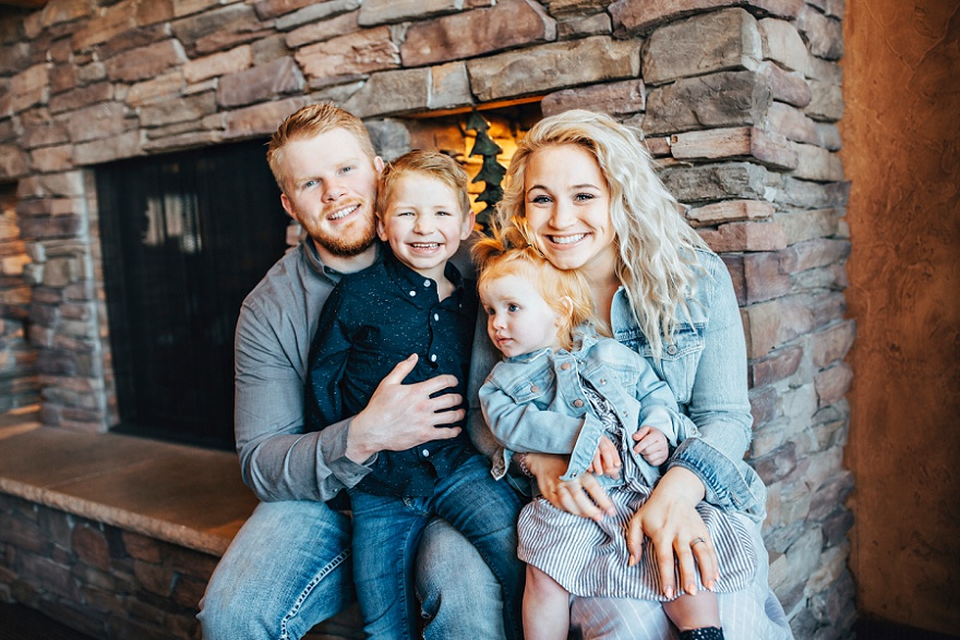 happy family photo session in central minnesota