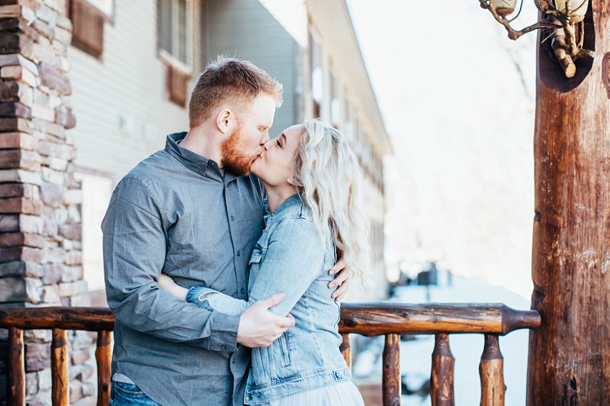 happy couple in crosslake, mn