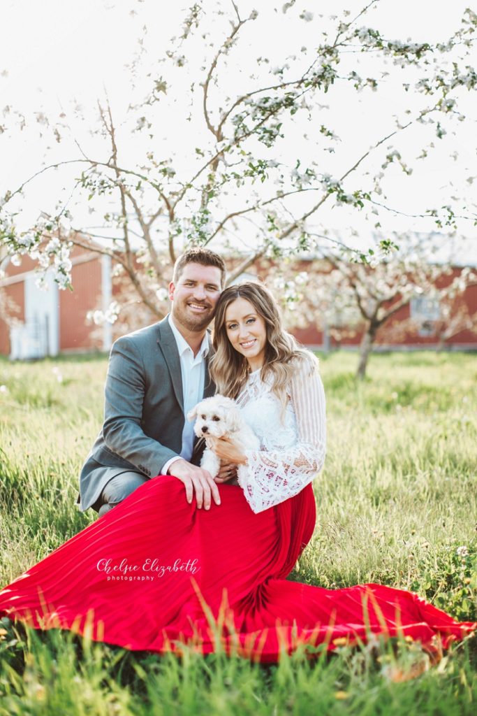 Engagement Photos with Puppy