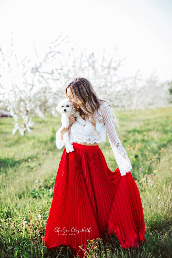 Classy engagement session