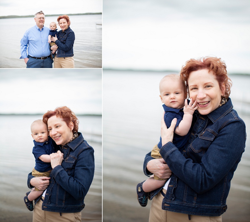 grandma and grandson photo session