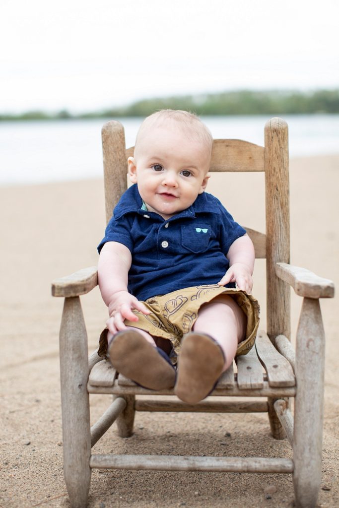 little boy on the beach