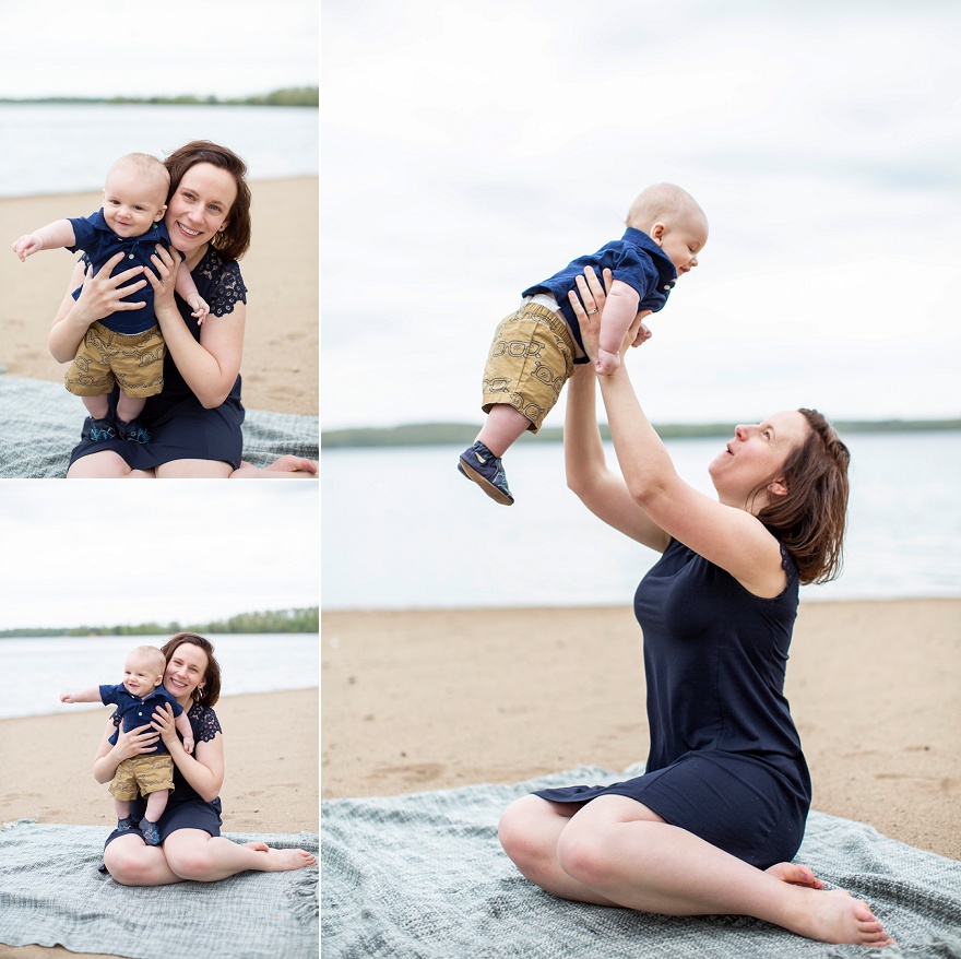 mom and son photography