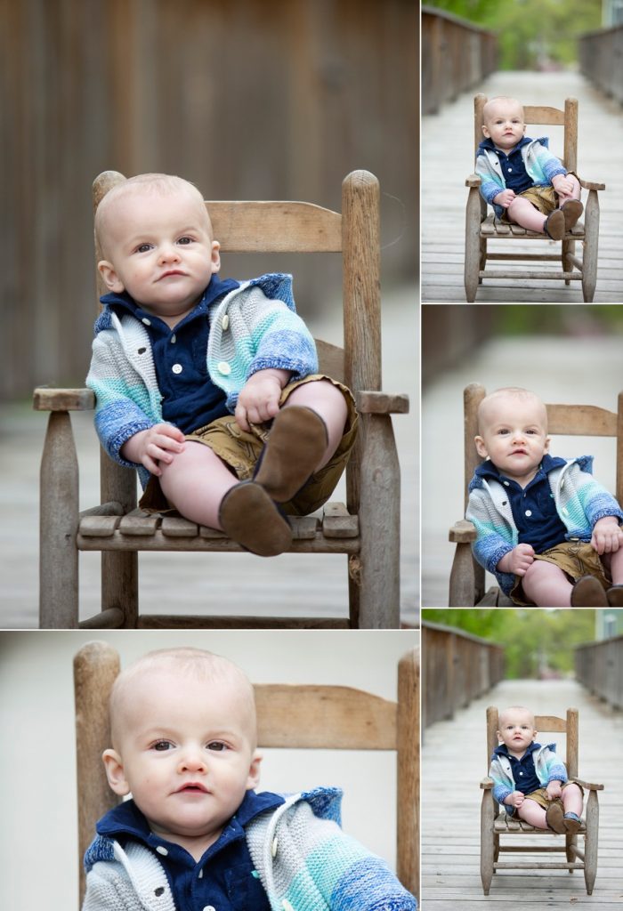 6 Month old boy photography session