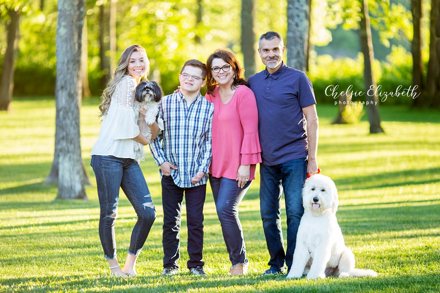 family portrait in brainerd, mn