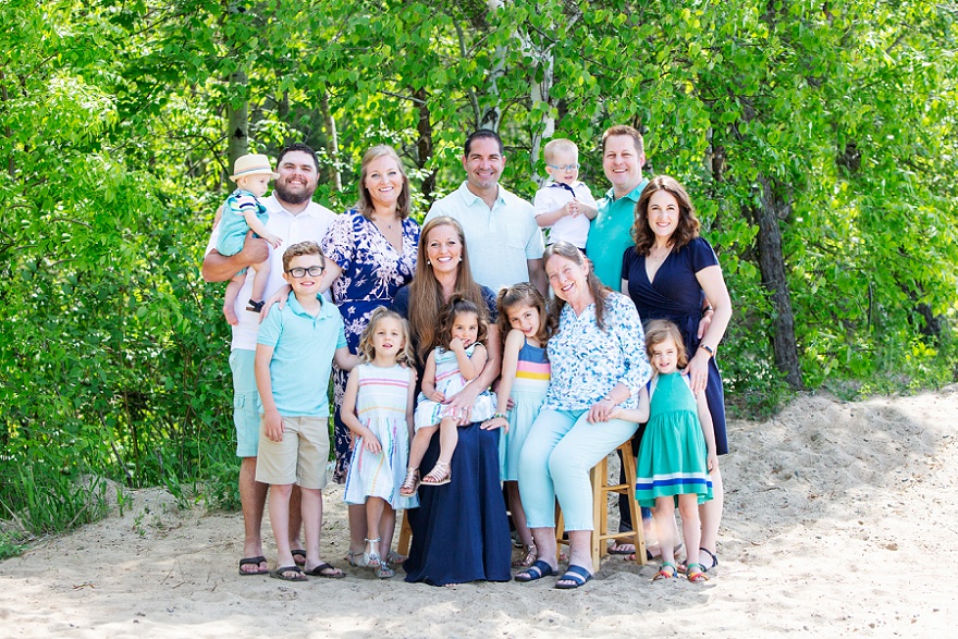 Family Photo on Pelican Lake