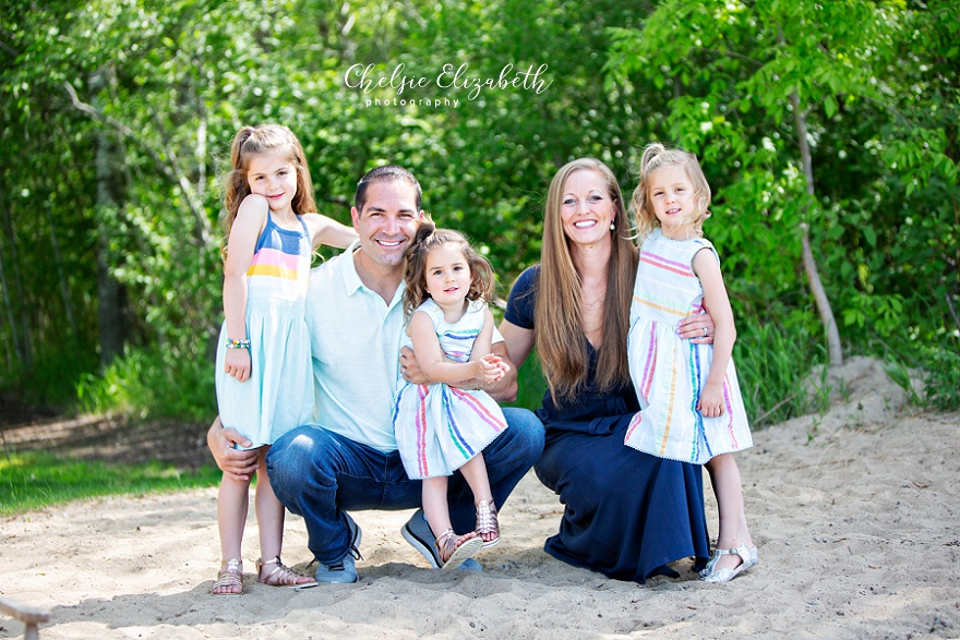 family photo in breezy point mn