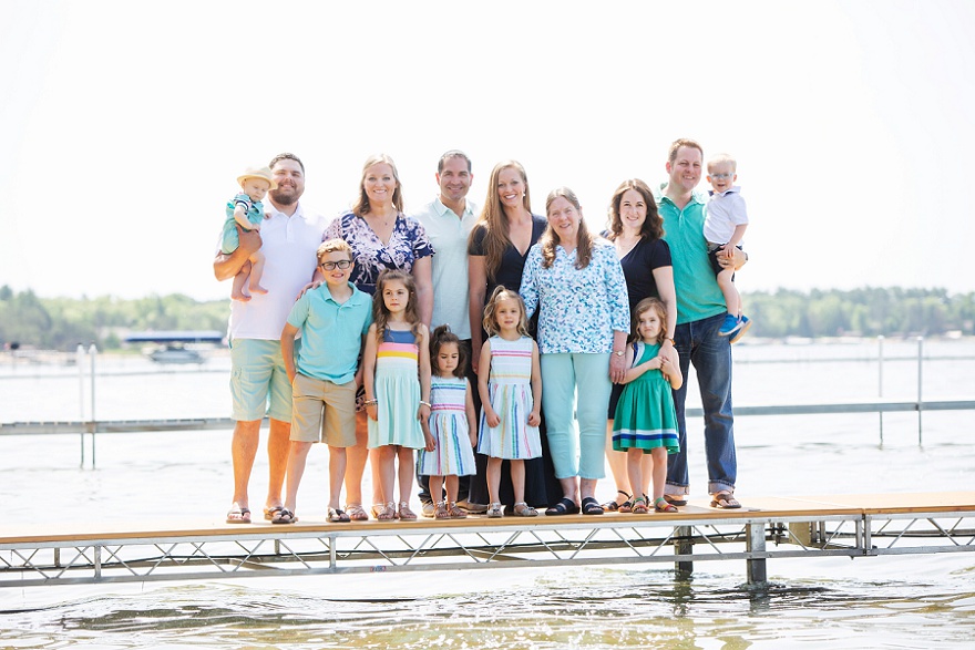 Family Photo Session on Dock