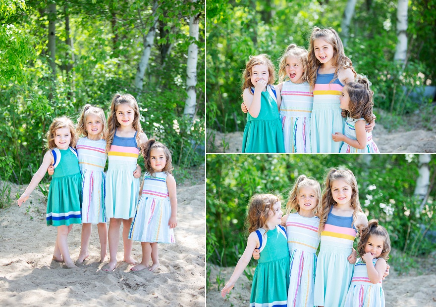 family photo session in Breezy Point, MN