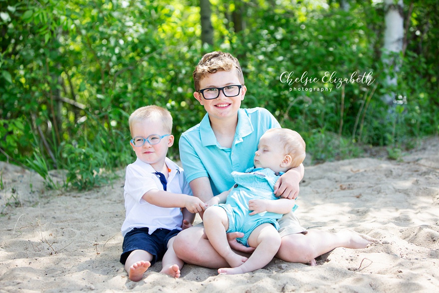 cousins on the beach