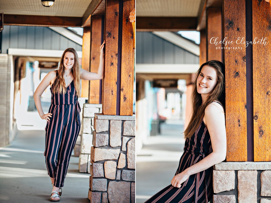 Downtown Nisswa, MN Senior Photos