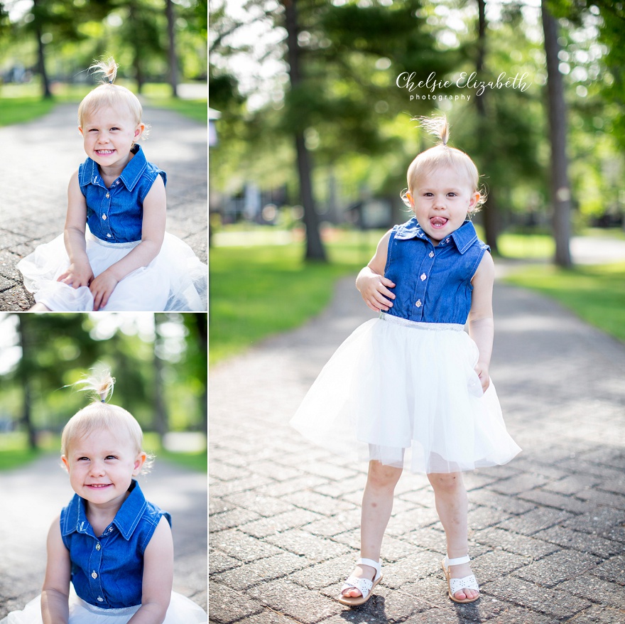 little girl natural light portrait