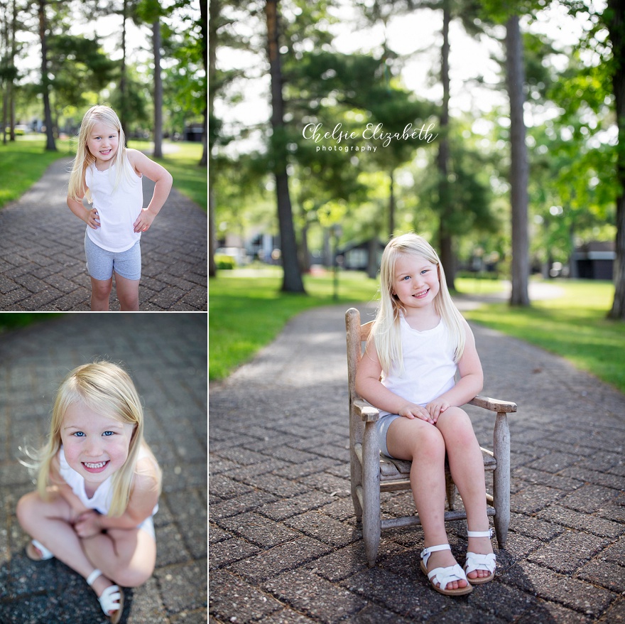 little girl at Grand view lodge