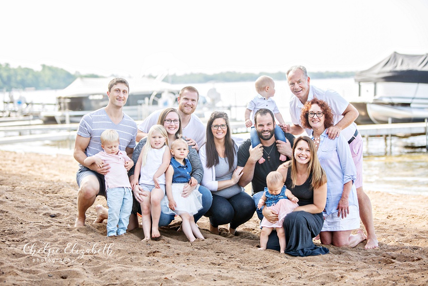 family on gull lake