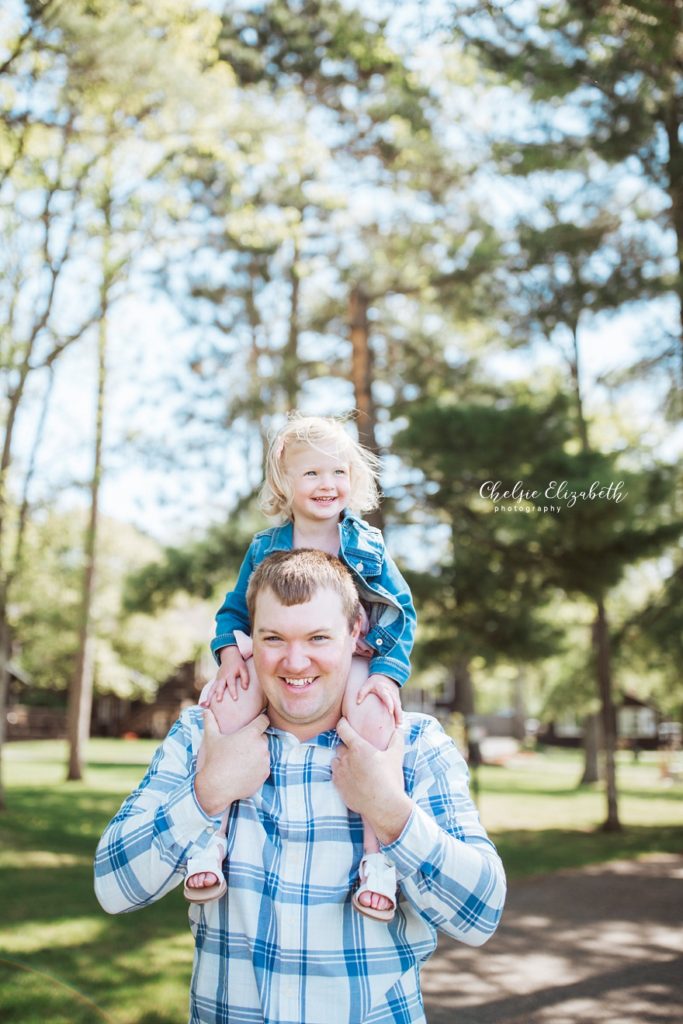 father and daughter portrait