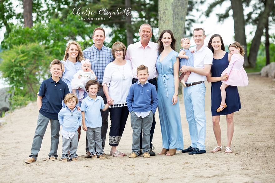 family photo at Kavanaugh's resort