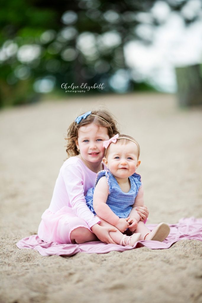 2 girls at beach photo session