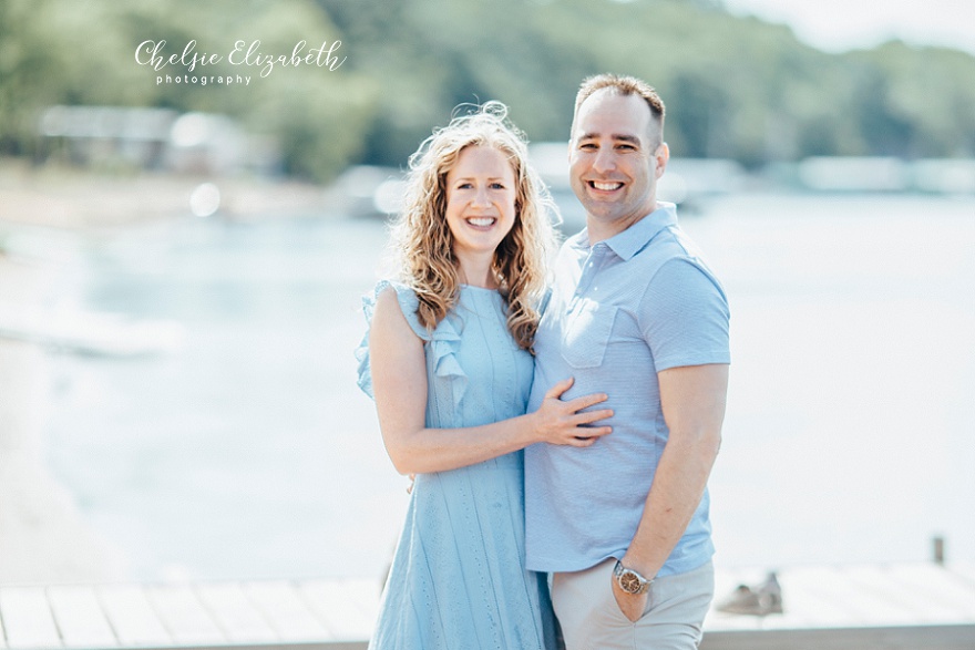 beach portrait of a couple