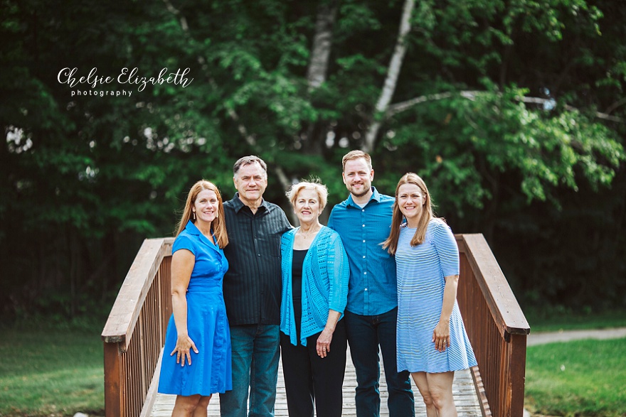 family photo in northern mn