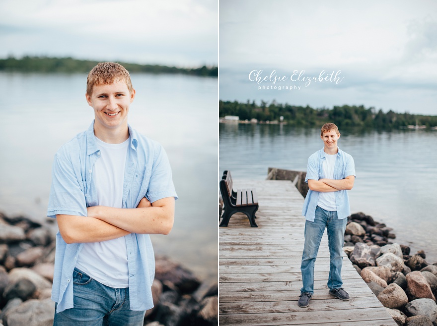 senior photos at leech lake