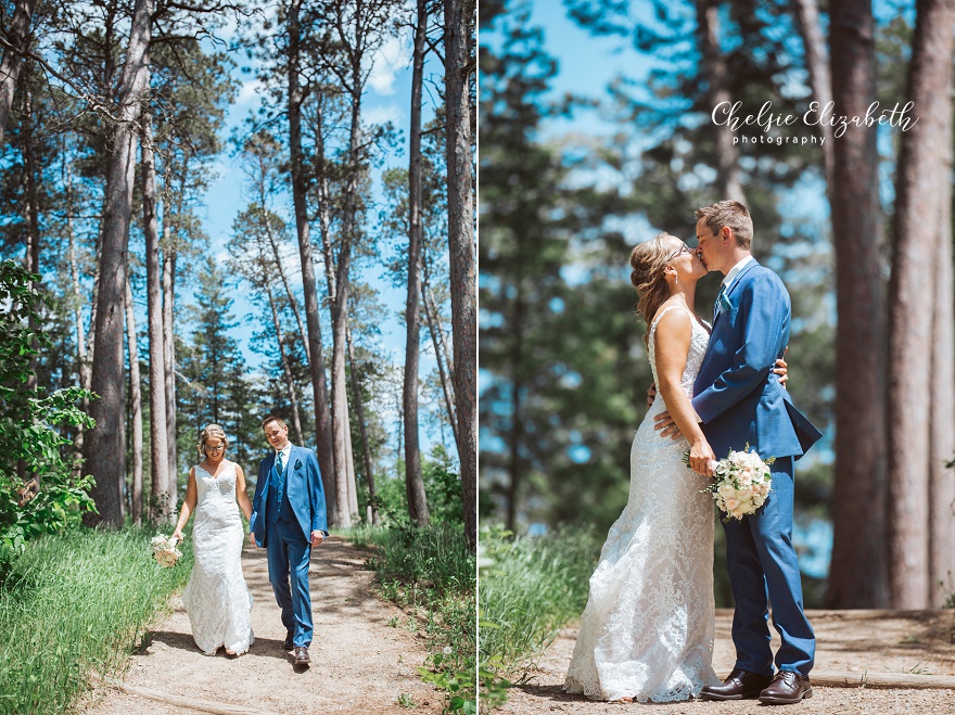 Bride & Groom Portrait Itasca State Park