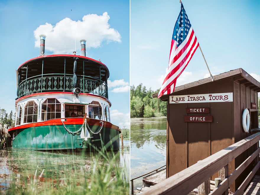 Chester Charles II Paddle Boat Lake Itasca