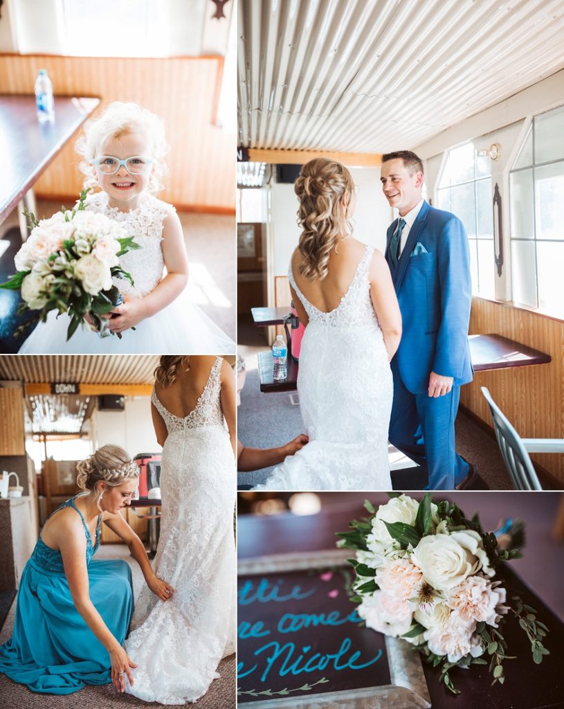 Chester Charles Paddle Boat Wedding