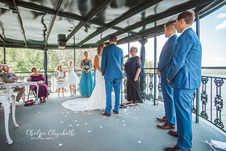 Chester Charles Paddle Boat Wedding Itasca State Park