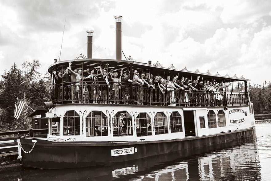 Chester Charles Paddle Boat Wedding