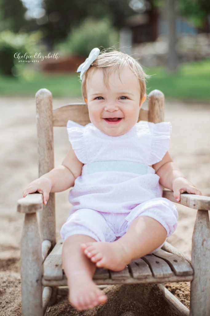 little girl beach session