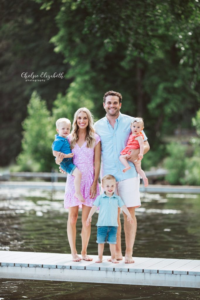 family photo in nisswa, mn