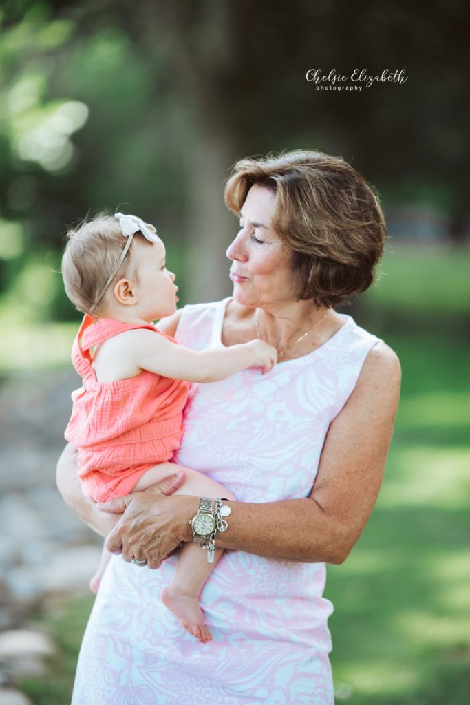 Grandma and granddaughter