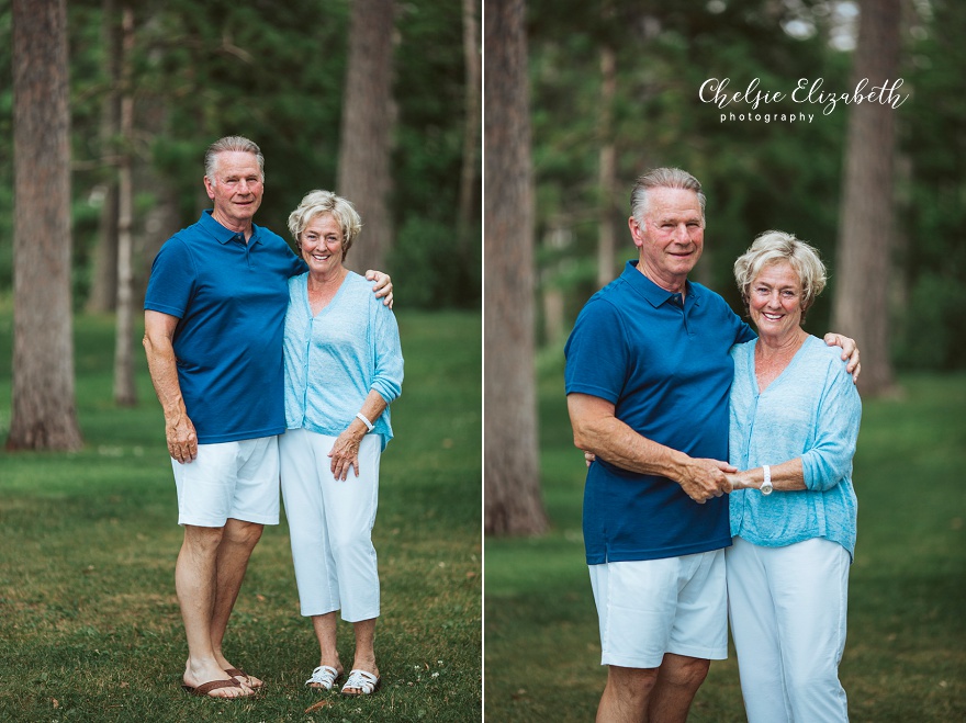 Husband and wife portrait at Grand View Lodge