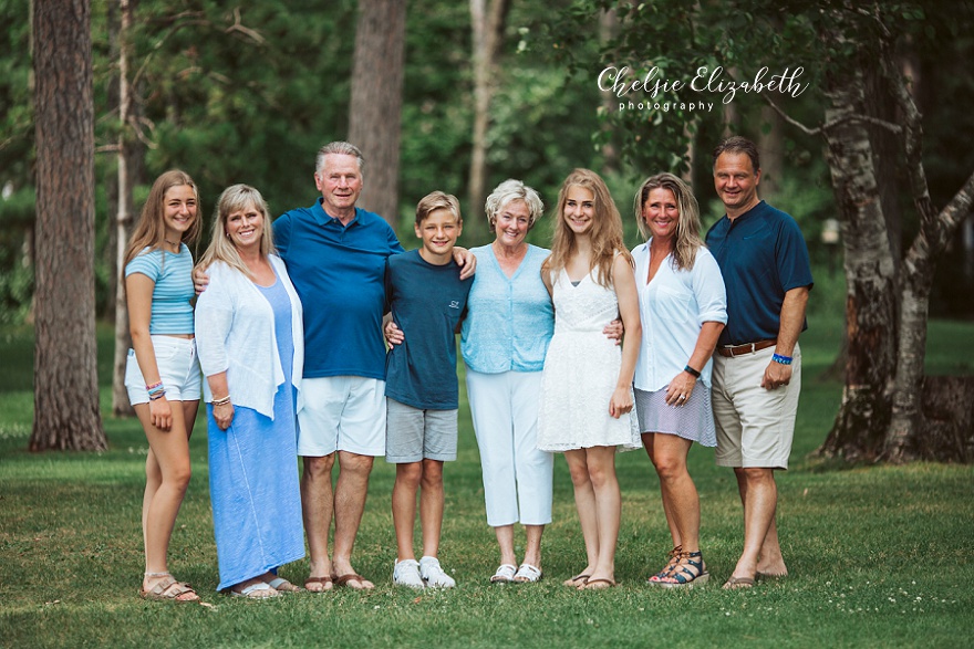 family Portrait at Grand view lodge