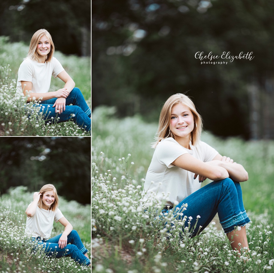 Photo Session of Senior Girl in Pequot Lakes, MN