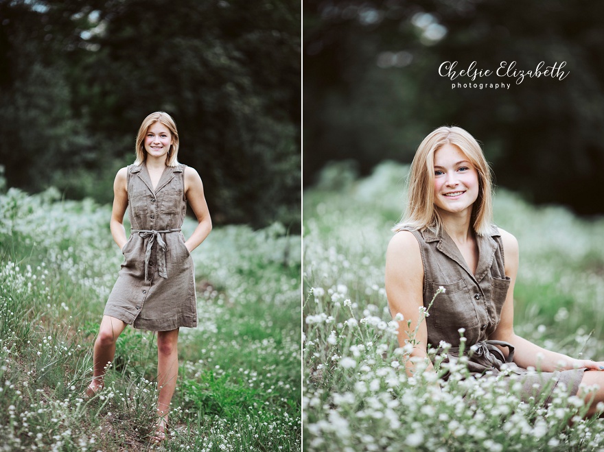 Photo Session of Senior Girl in Pequot Lakes, MN