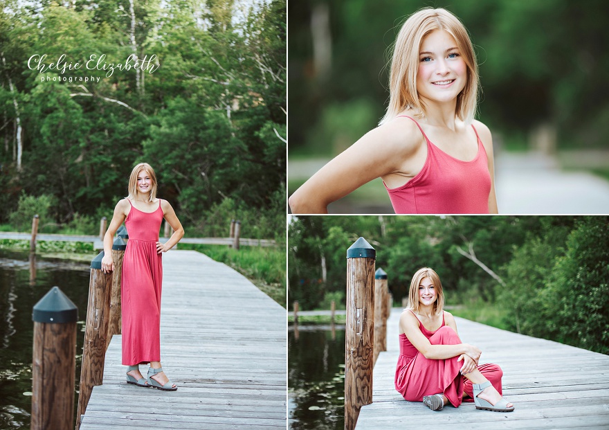 Photo Session of Senior Girl in Pequot Lakes, MN