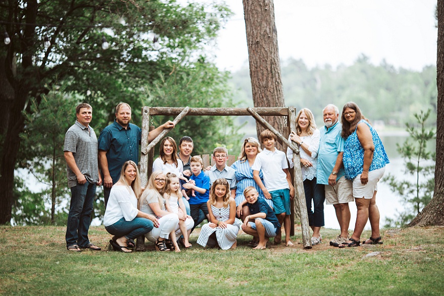 Outdoor Family Photo Session in Nisswa MN