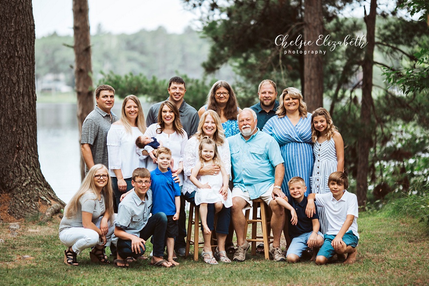 Outdoor Family Photo Session in Nisswa MN