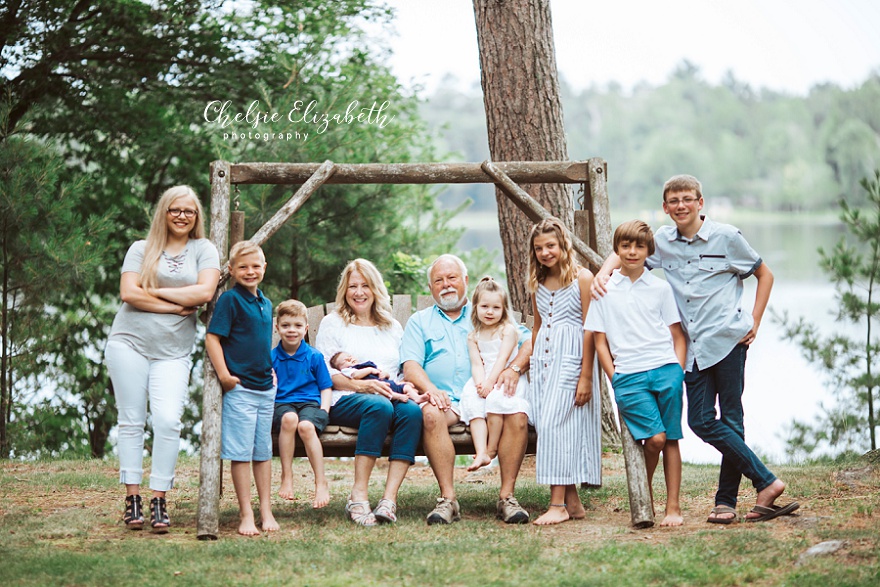 Outdoor Family Photo Session in Nisswa MN