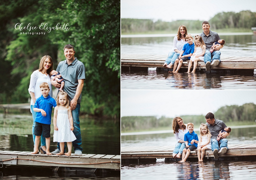 Outdoor Family Photo Session in Nisswa MN