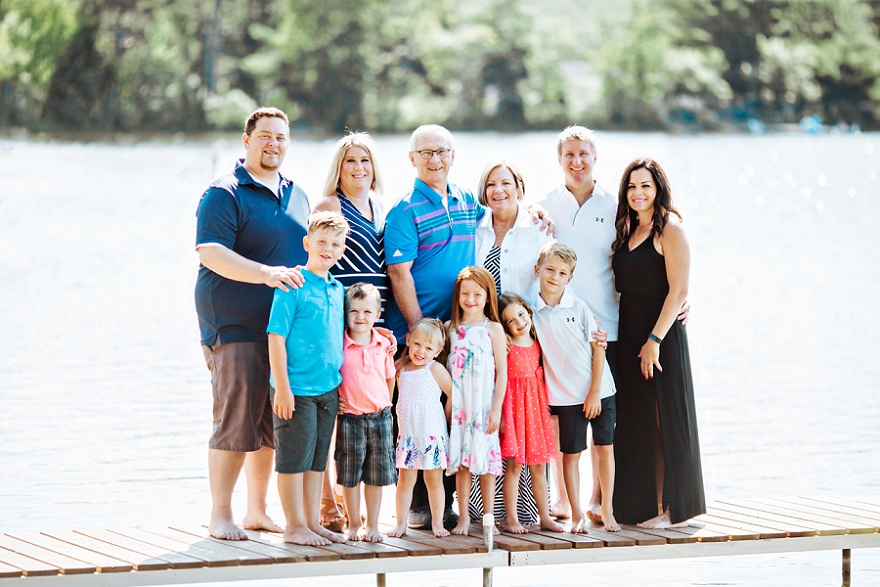 Family Photo at Kavanaughs Resort Brainerd MN