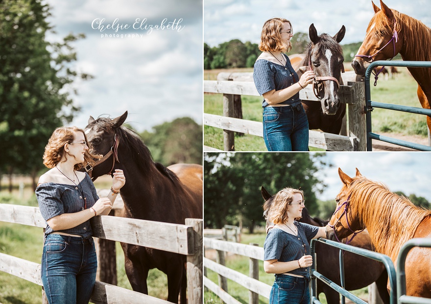 Senior Photo of Girl in Longville, mn