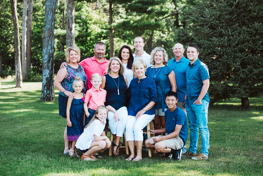 Family Photo at grand view lodge