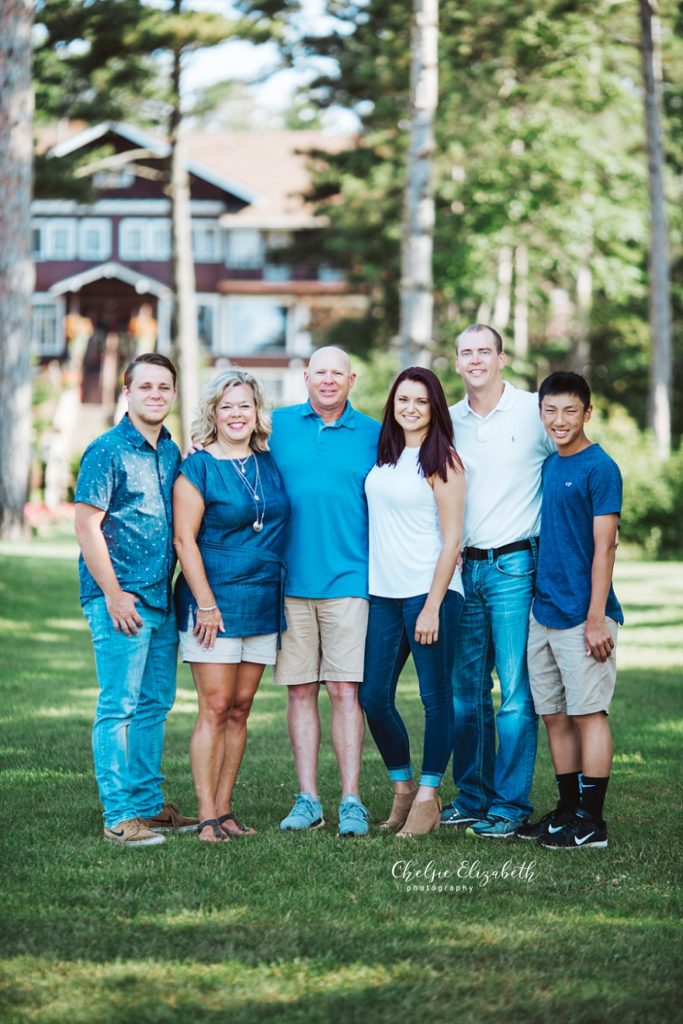 Family Photo at grand view lodge