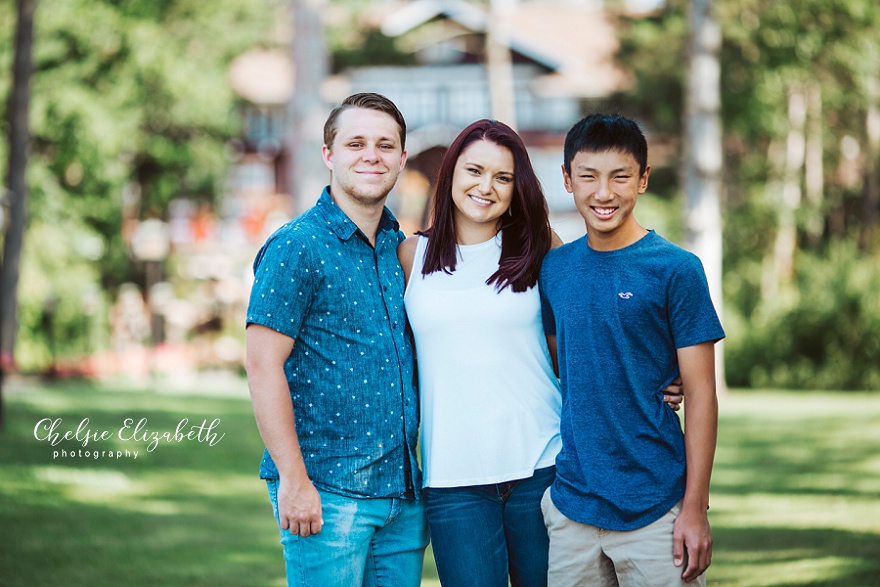 siblings photo at Grand View lodge